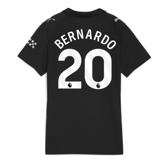 Billige Fotballdrakt Manchester City Bernardo Silva #20 Replika Bortedrakt Dame 2025-26 Kortermet